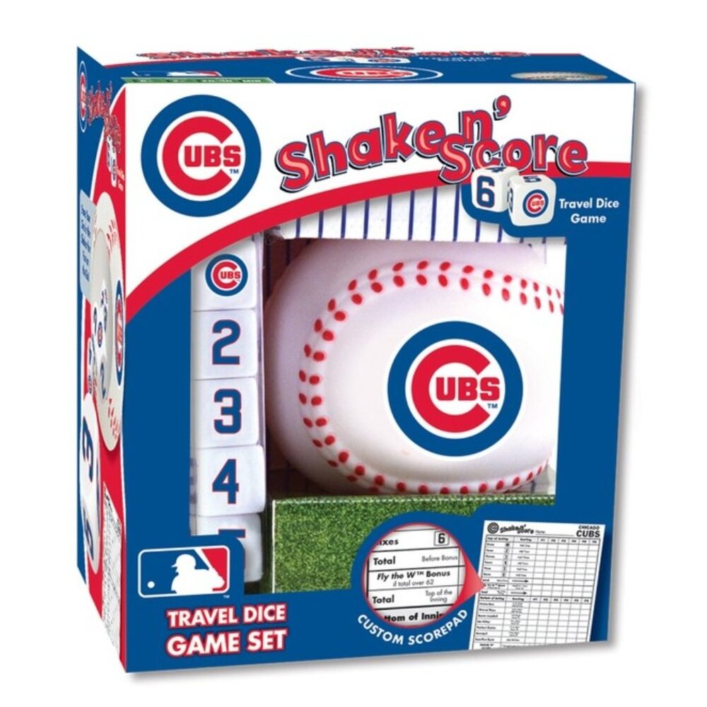 Shake N' Score Travel Dice Game CHICAGO CUBS